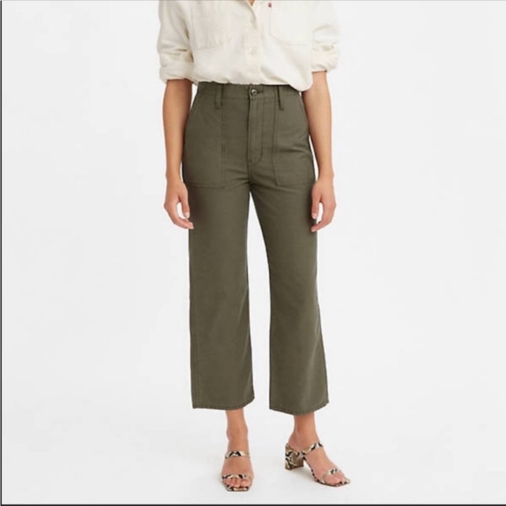 Levi’s Ribcage Straight Ankle Utility Jeans NWT
